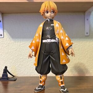 Zenitsu Agatsuma - Yellow Anime Action Figure - collectibles